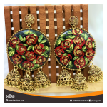 Red Rose Earrings
