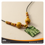 Wooden Batik Necklace