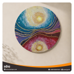 Hand Painted Abstract Canvas Art
