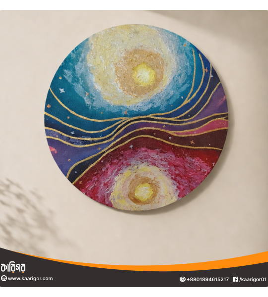 Hand Painted Abstract Canvas Art